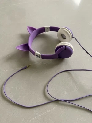 iClever Kids наушники Cat ухо над ухом проводной IC-HS25 фиолетовый - Изображение 1 из 4