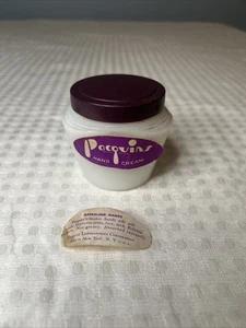 Pacquins Handcreme Milchglas Gefäß Lila Etikett Deckel Drehverschluss 40er Jahre - Bild 1 von 18