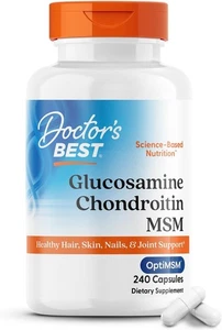 Doctor's Best Glucosamin Chondroitin MSM mit OptiMSM - 240 Kapseln - Bild 1 von 1