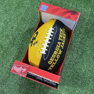 Rawlings Georgia Tech Yellow Jackets Junior-Sized Football NIB NCAA Gridiron - Picture 1 of 9