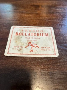 Rollatorium Roller Skating Rink Sticker Decal in Fresno CA Skate Label - Picture 1 of 2