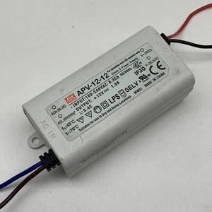 Mean Well APV-12-12 Voltaje Constante Clase 2 Fuente de Alimentación LED Controlador 12VDC 12W - Imagen 1 de 7