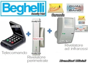 BEGHELLI INTELLIGENT PERIMETRALE 8073 + VOLUMETRICO 8154 + TELECOMANDO 8074 - Foto 1 di 2