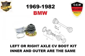 Axle CV Boot Kit, Left or Right inner or outer For 69-82 BMW E12,E24,2.5CS,3.0CS - Picture 1 of 9
