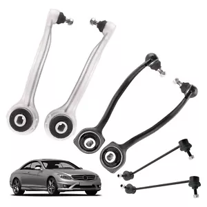 Front Control Arms & Sway Bar Links with Ball Joints for Mercedes Benz CLK320 - Picture 1 of 10
