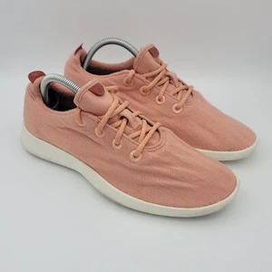 Women's Allbirds Wool Runner Coral Pink Lace Up Lightweight Sneakers W  10 M 8 - Picture 1 of 8