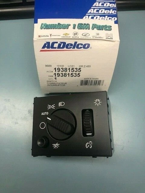 New AC Delco Professional 19381535 Headlamp Switch Silverado Tahoe Suburban - Image 1 of 3