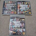Lot 3 Grand Theft Auto Iv & V & Episodes From Liberty City Set Ps3 From Japan