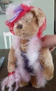 Vestir Oso Peluche con Sombrero Perla Collar Cartera Gafas Elegante LEADER LIGHTD - Imagen 1 de 15