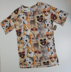 Secret Treasures Sleepwear Womens Nightgown Size S Cats and Dogs - Picture 1 of 8