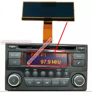 ECRAN LCD afficheur autoradio pour Juke, Navara, Note, NV200, Qashqai, X-Trail - Picture 1 of 10
