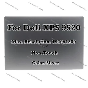 Silver Non-Touch 15.6" Dell XPS 15 9520 Precision 5570 FHD+ LCD Screen Assembly - Picture 1 of 8