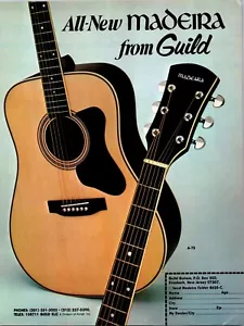 VINTAGE 1978 GUILD ACOUSTIC GUITARS MADEIRA PRINT AD - Bild 1 von 1