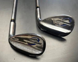 Set of 2 PURE SPIN Diamond Face WEDGES L1- 60* & L2- 62* Tungsten Sole RH - Picture 1 of 5