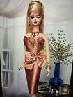 Matisse Fashion for Barbie Copper Color Strapless Sheath MatchingHat Jewelry