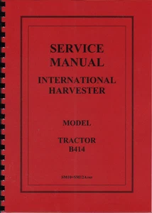 International Harvester ""B414" Traktor Serviceanleitung - Bild 1 von 1