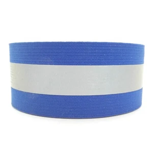Reflektierendes Gummiband Fluoreszierendes Armband Elastisch Blau 34cm 840005 - Picture 1 of 6