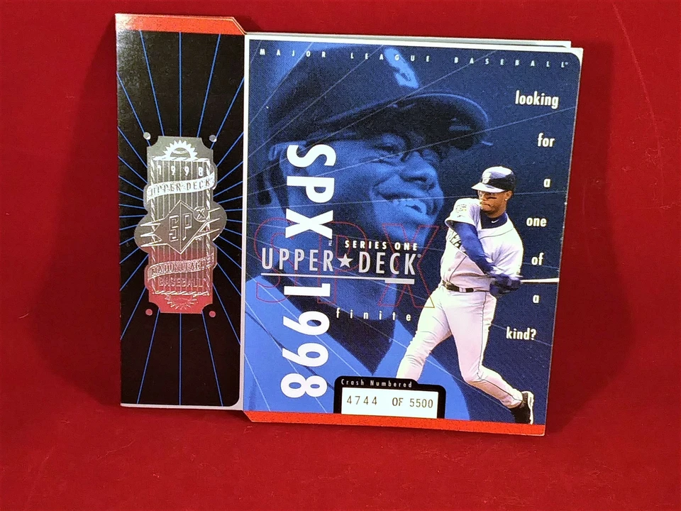 1998 Upper Deck SPX Finite Series One Publicidade Desdobrável Ken Griffesy Jr /5500 - Imagem 1 de 4