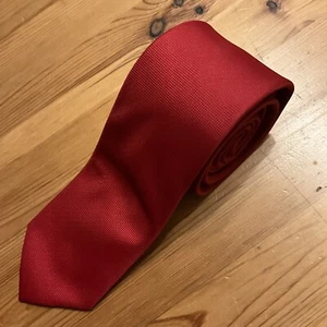 Corbata accessoires By C&A Rojo Liso Clásico Moderno 152 X 6,5 cm - Imagen 1 de 10