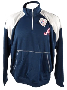Atlanta Braves MLB Majestic Men's Big & Tall Track Jacket - Picture 1 of 7