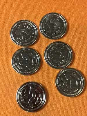 Star Wars X-Wing Miniatures Metal Promo - Evasion Tokens x6 New - Image 1 of 2