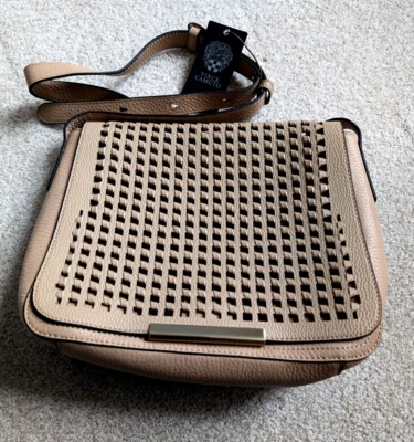 Bolso Bandolera Vince Camuto Hope Cuero Guijarro Color Naturalmente Calmo Nuevo con Etiquetas Foto 1 de 4