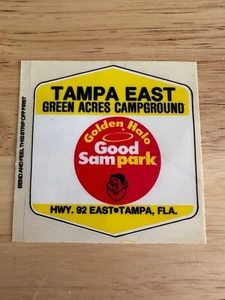 Good Sam Club Aufkleber Sticker Wohnmobil Green Acres Campground Vintage NOS Tampa Florida - Bild 1 von 3