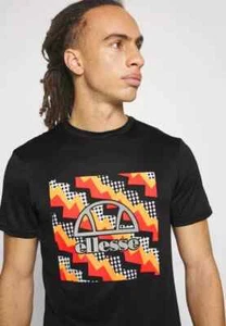 Ellesse Andona Graphic T-shirt - Black - Size XS - Picture 1 of 6