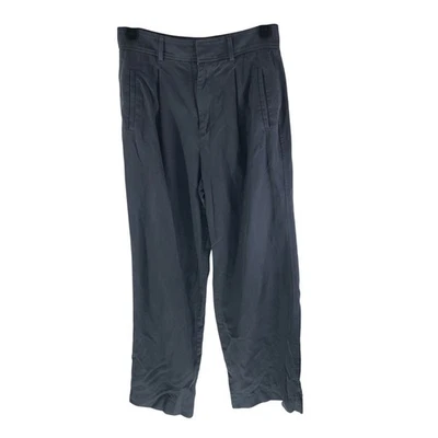 Everlane 女式裤子 The Way 高垂褶裤子打褶口袋灰色 4 — 第 1/4 张图片