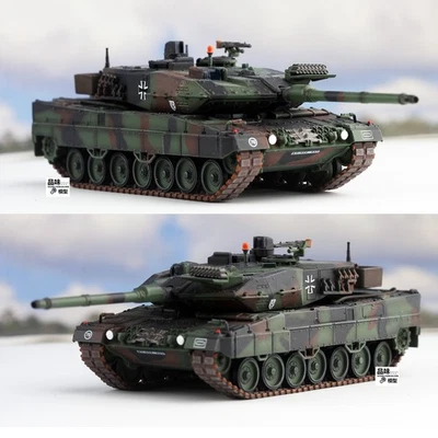 MARKENLOS PANZERKAMPF 1/72 German Leopard 2A6 MBT Tri-color Camouflage Finished Model