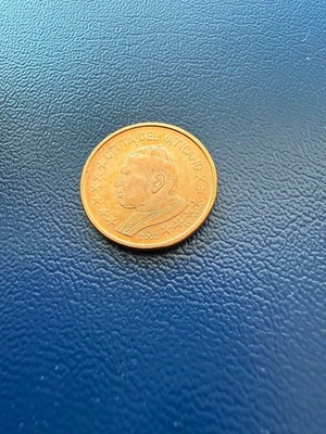 Vatican 2002 1 euro cent  coin BU UNC His Holiness Pope John Paul II - Image 1 of 2