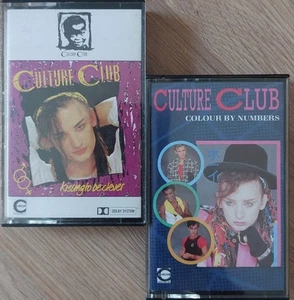 2 x CULTURE CLUB Albums: KISSING TO BE CLEVER & COLOUR BY NUMBERS - Picture 1 of 3