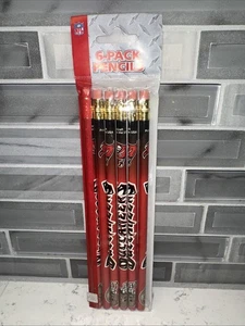 Tampa Bay Buccaneers~6 Pack of Team Logo Wooden Pencils~WinCraft Sports~NFL~NEW! - Picture 1 of 6