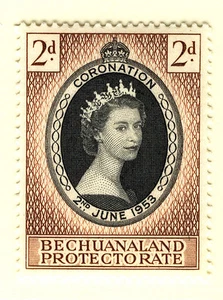 BECHUANALAND 1953 CORONATION MNH - Picture 1 of 1