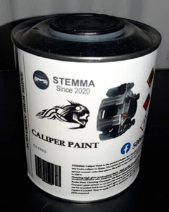PINTURA PINZA DE FRENO STEMMA® PARA NEGRO ALTA TEMPERATURA 500ml BRILLO - Imagen 1 de 4