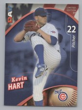 Kevin Hart 2009 DAV Iowa Cubs Minor League Baseball Card