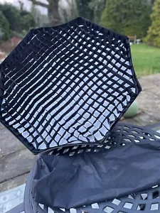 LENCARTA 95CM PROFOLD SOFTBOX OCTA WITH EGGCRATE FRONT ELINCHROM SPEEDRING - Picture 1 of 20