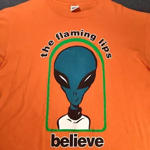 Camiseta De Colección Años 90 Flaming Lips Believe Alien Santa Banda Gráfica Para Hombres XL Rara - Imagen 1 de 18