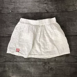 Falda blanca con ojales Roxy para niña VER NOTAS - Imagen 1 de 7