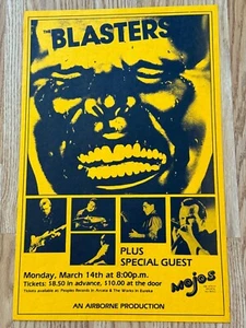 The Blasters at Mojos in Arcata California 1983 Original Concert Poster - Picture 1 of 1