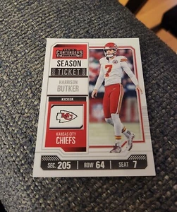 2023 Contenders Football Harrison Butker #49 Kansas City Chiefs - Picture 1 of 2