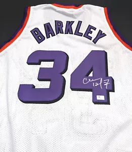 Charles Barkley Phoenix Suns Autographed Signed Jersey Size XL with COA - Picture 1 of 4