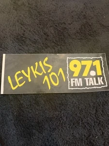 PEGATINAS DE PARACHOQUES TOM LEYKIS LEYKIS 101 KLSX Flash Friday Talk Radio Shock Jock - Imagen 1 de 2