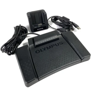 Olympus RS31H Foot Switch for PC Pedal for Transcription w/ Dock & USB Cable - Picture 1 of 7