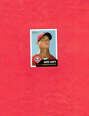 2002 Topps Heritage #208 Nate Espy! Philadelphia Phillies! - Image 1 of 2