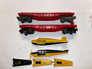 Lionel 6800 Airplanes/Flat Cars For Parts/restoration