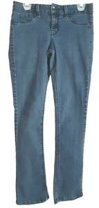 2 BW/U Blue Denim Medium Wash Jeans Pants Women Junior Size 9 - Picture 1 of 5