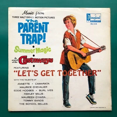 Disney's PARENT TRAP – SUMMER MAGIC – CASTAWAYS Soundtracks LP Hayley Mills RARE - Image 1 of 4