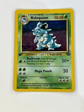 Pokemon Cards: Jungle Set 1st Edition Rare Holo: Nidoqueen 7/64 1999 WOTC