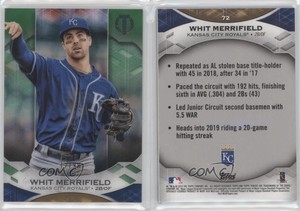 2019 Topps Tribute Green /99 Whit Merrifield #72
